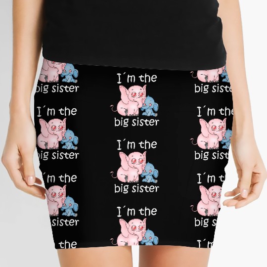 I'm the Big Sister Women's Mini Skirts