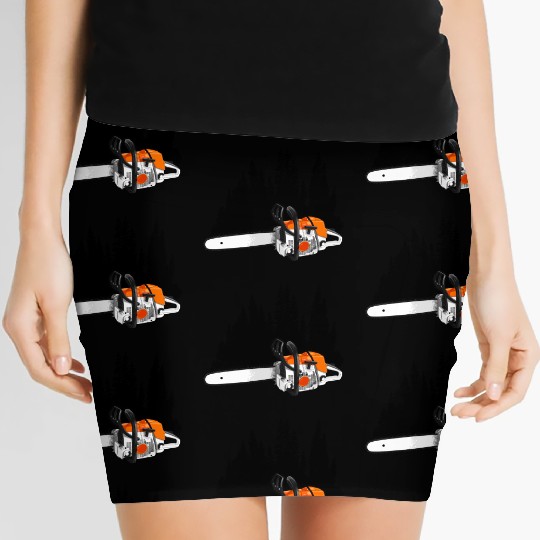 Your Forestry Business - Chainsaw & Pine Forest Women's Mini Skirts