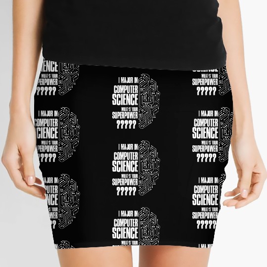 I Major In Computer Science Women's Mini Skirts