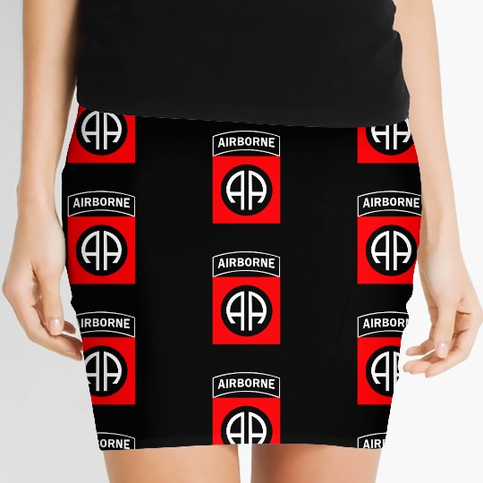 82ND AIRBORNE us army airborne ranger Women's Mini Skirts