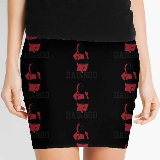 Dad Bod Santa Claus Women's Mini Skirts