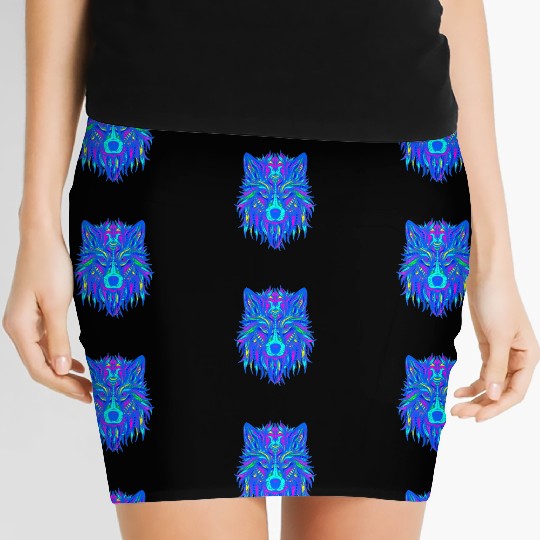 Wolf EDM Women's Mini Skirts