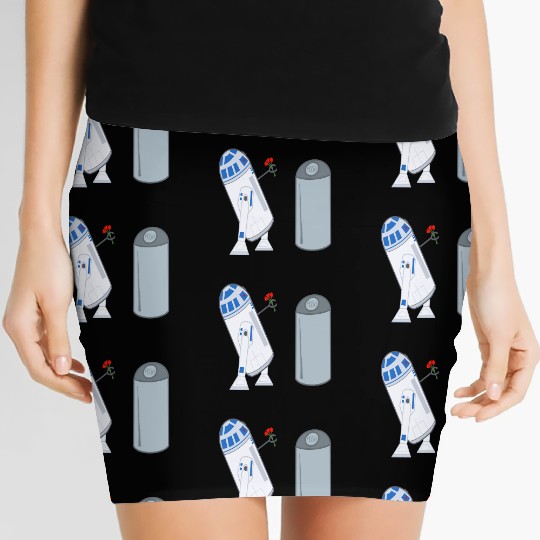 Confused R2D2 Women's Mini Skirts