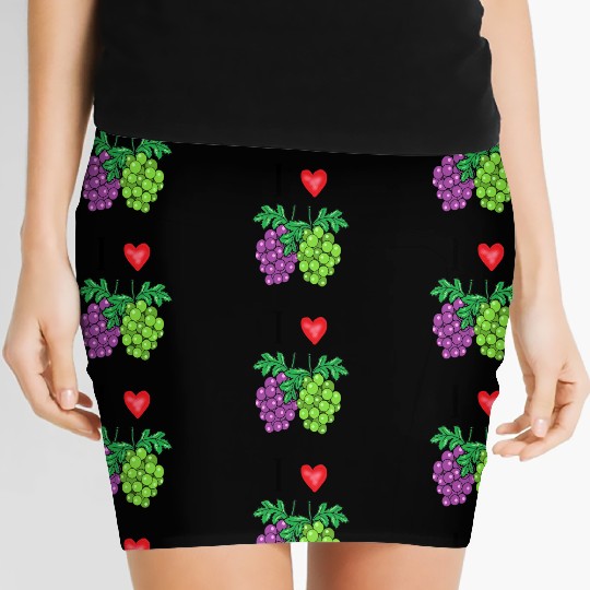 I love grape Women's Mini Skirts
