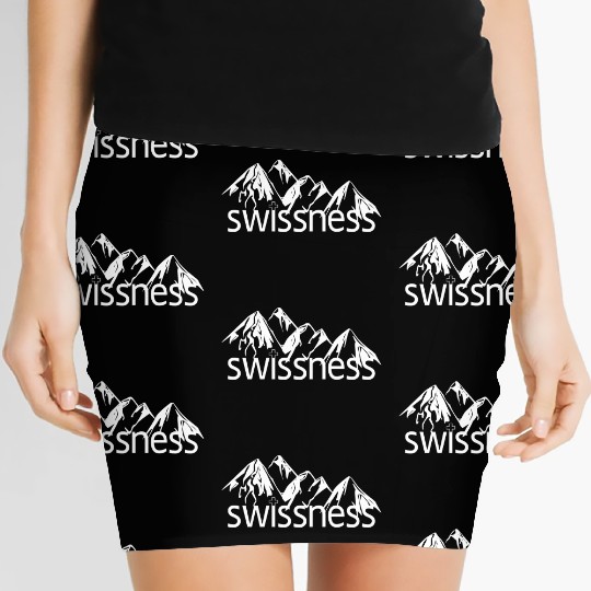 Swissness Switzerland Mountains Alps Schweiz Women's Mini Skirts