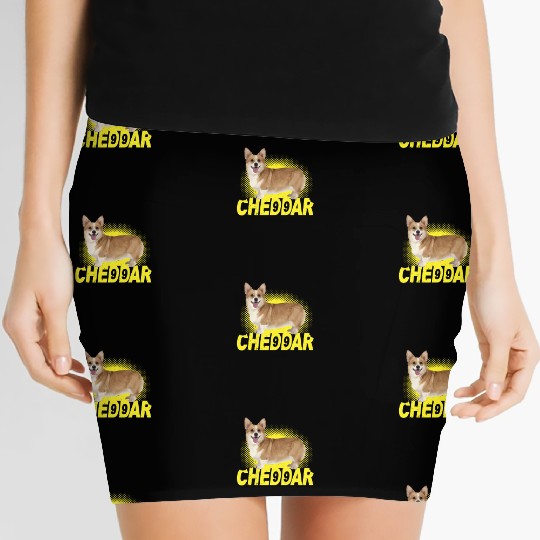 Cheddar Corgi Dog Brooklyn Nine Nine B99 Women's Mini Skirts