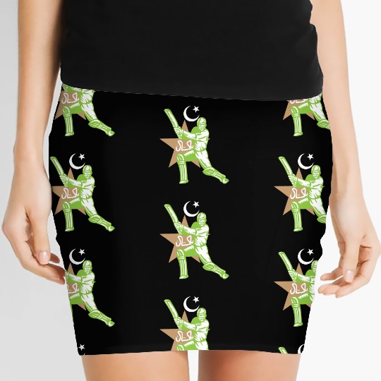 Pakistan Cricket Team Women's Mini Skirts Fans Jersey