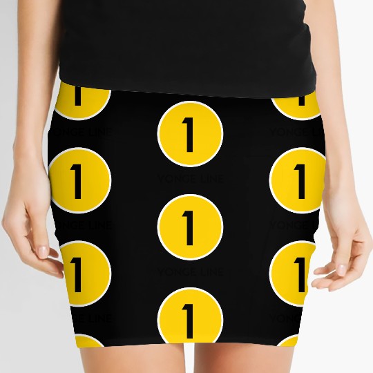 Yonge Street Subway Line Women's Mini Skirts