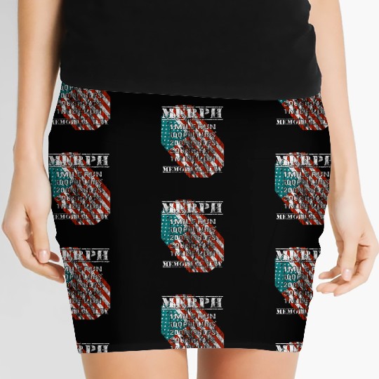 2019 Murph Challenge Memorial Day WOD Workout Gym Women's Mini Skirts