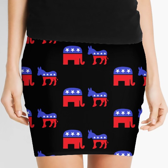 Democrat Republican Women's Mini Skirts