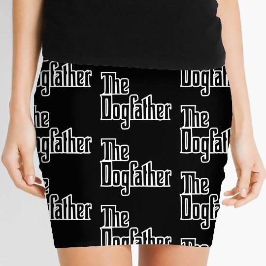 dogfather font1 Women's Mini Skirts