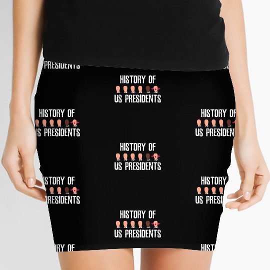 Anti Trump USA President Election Impeach Clown Women's Mini Skirts