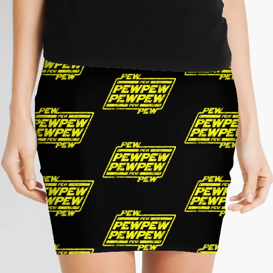 Pew Pew Pew Women's Mini Skirts