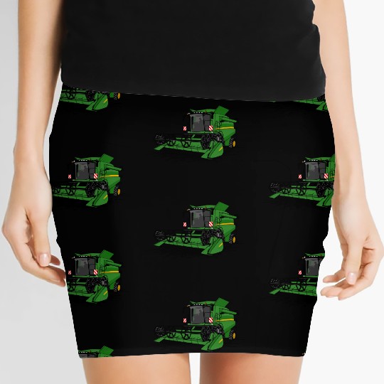 combine harvesters - farmer - agriculture - farm Women's Mini Skirts