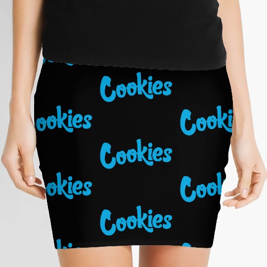 Cookies | Marijuana Cannabis 420 Pot/Weed Stoner Women's Mini Skirts