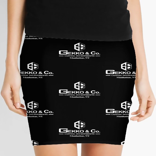 Wall Street | Gekko & Company Classic 80's Movie Women's Mini Skirts