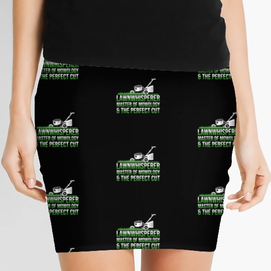 Funny Lawn Mowing Garden Lawn Mower Yard Work Gift Women's Mini Skirts