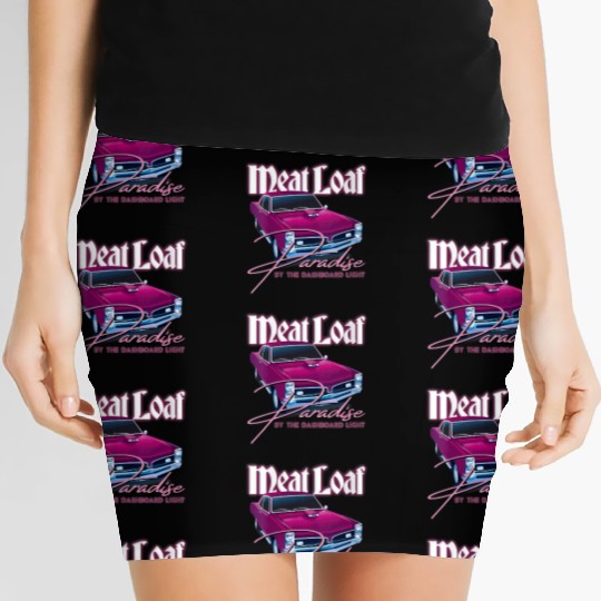 Meat Loaf Paradise By The Dashboard Light Gift Women's Mini Skirts