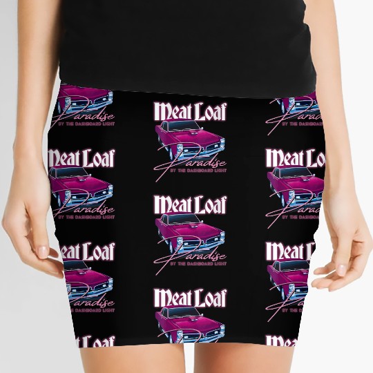 Meat Loaf Paradise By The Dashboard Light Gift Women's Mini Skirts