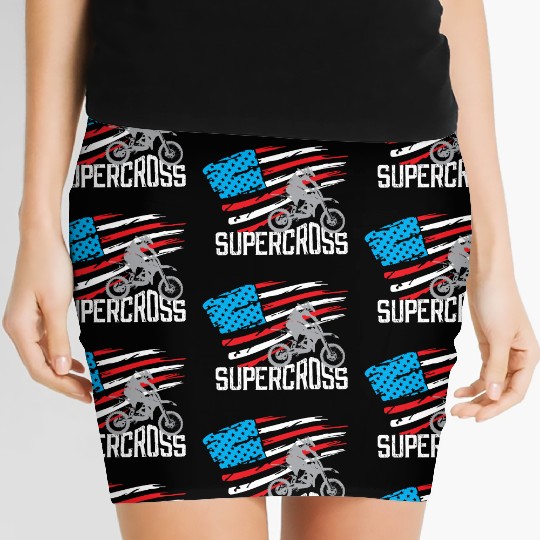 Supercross Motocross Racing Biker Women's Mini Skirts