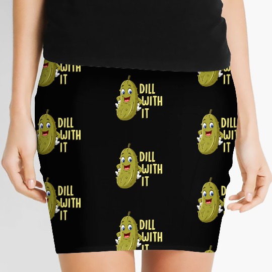 Pickles, Pickles Pickle, Food Women's Mini Skirts