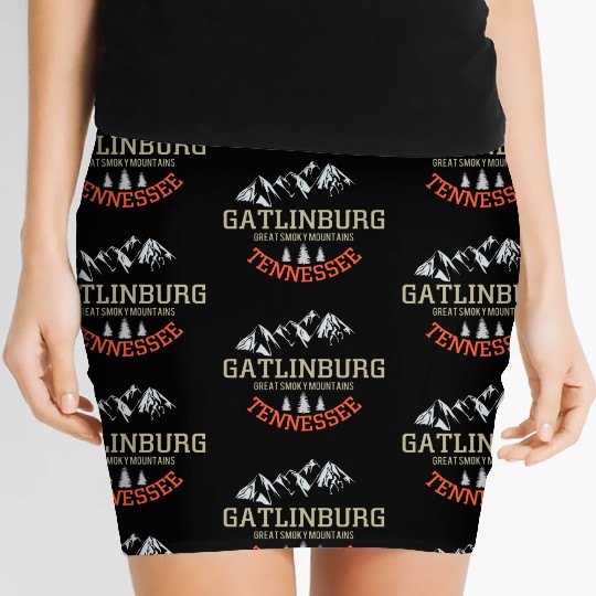 Gatlinburg Tennessee Great Smoky Mountains Women's Mini Skirts