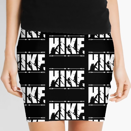 Hike Mountains Outdoor Hiking Nature Women's Mini Skirts