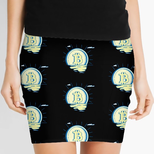 Bitcoin Buy the Dip Women's Mini Skirts