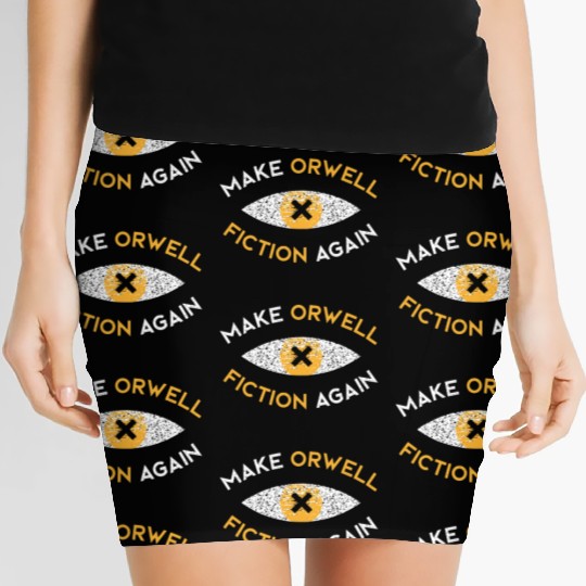 Make Orwell fiction again Philosophy Women's Mini Skirts