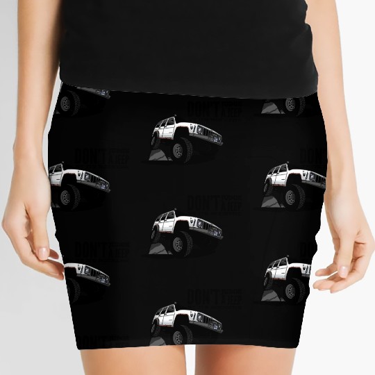 Don't Judge A Jeep Women's Mini Skirts by The Bearded