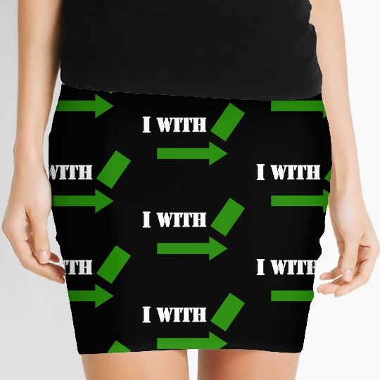 I with a green card Women's Mini Skirts