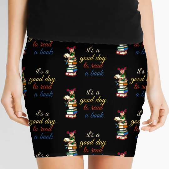 it's a good day to read a book Women's Mini Skirts