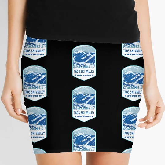 Ski Taos Valley New Mexico Women's Mini Skirts