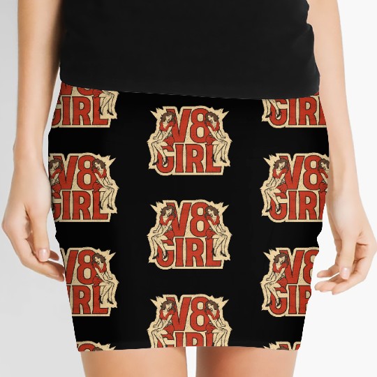 Muscle Car Girl - V8 Girl Women's Mini Skirts