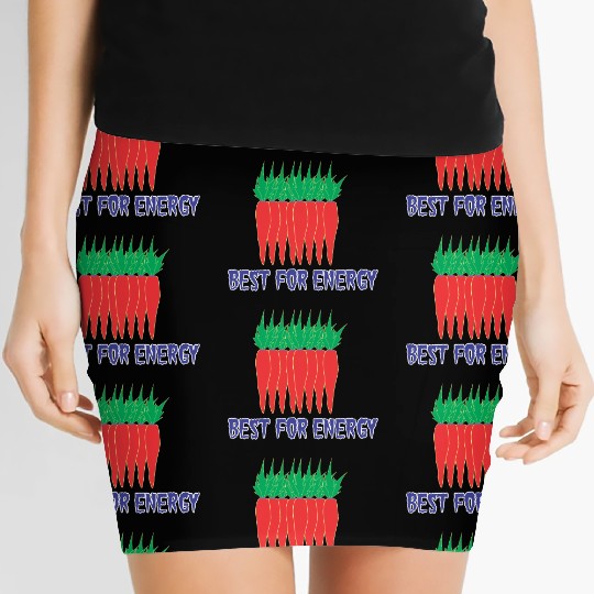 carrot best design Women's Mini Skirts