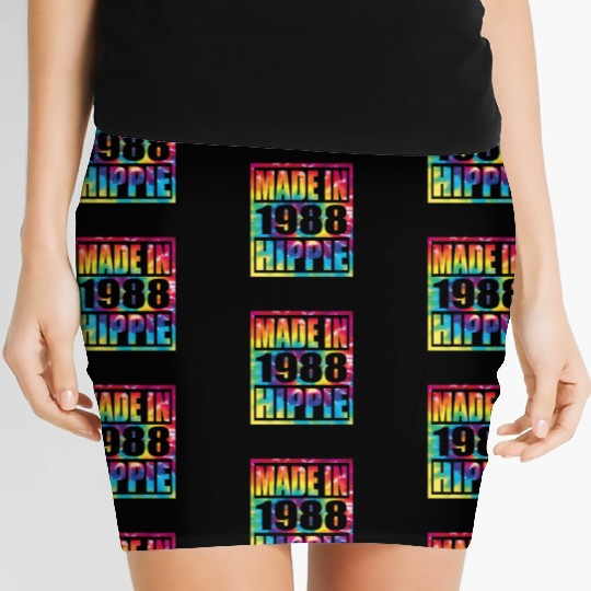 Hippie Birthday 1988 Women's Mini Skirts