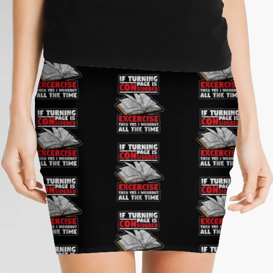 Bookworm Library Literature Back To School Women's Mini Skirts