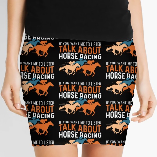 Talk about Horse Equestrian Gift Women's Mini Skirts