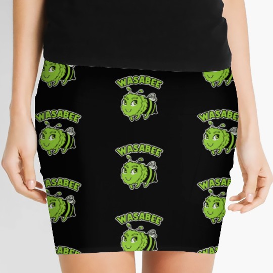 Wasabee Sushi Lover Japan Japanese Food Women's Mini Skirts