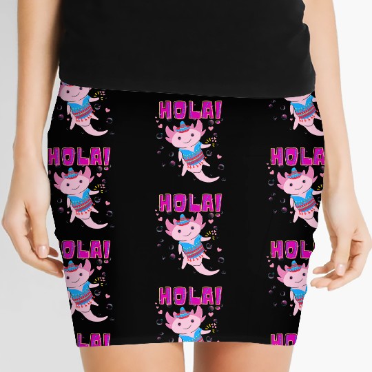 Hola Cute Axolotl - 2 Women's Mini Skirts