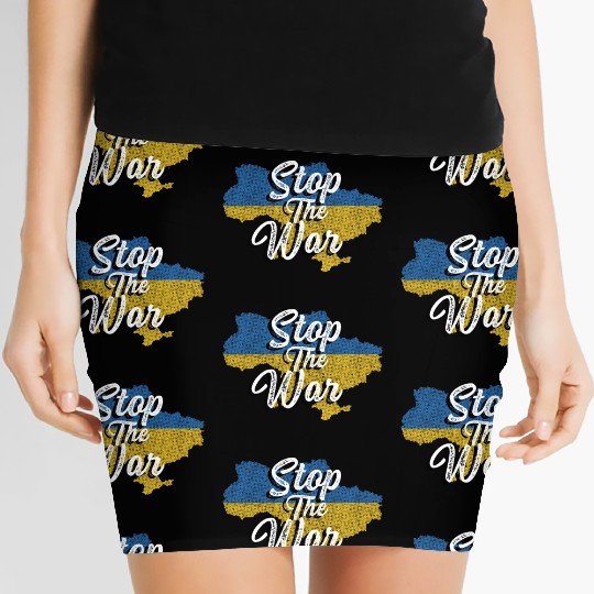 Stop the War Peaceful Activist Gift Women's Mini Skirts