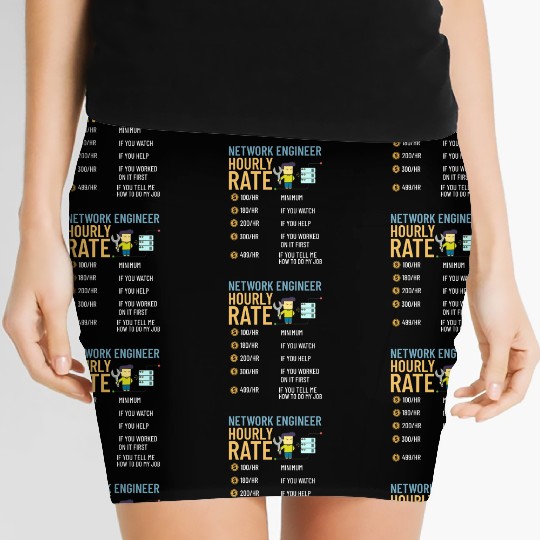 Network Engineer Director Computer Engineering Women's Mini Skirts