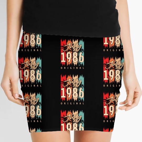 Born July 1986 Women's Mini Skirts