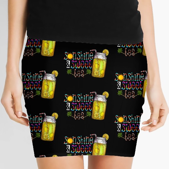 Sunshine Sweet Tea Women's Mini Skirts
