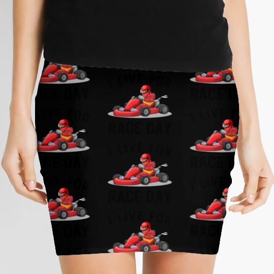 I Live For Race Day Women's Mini Skirts