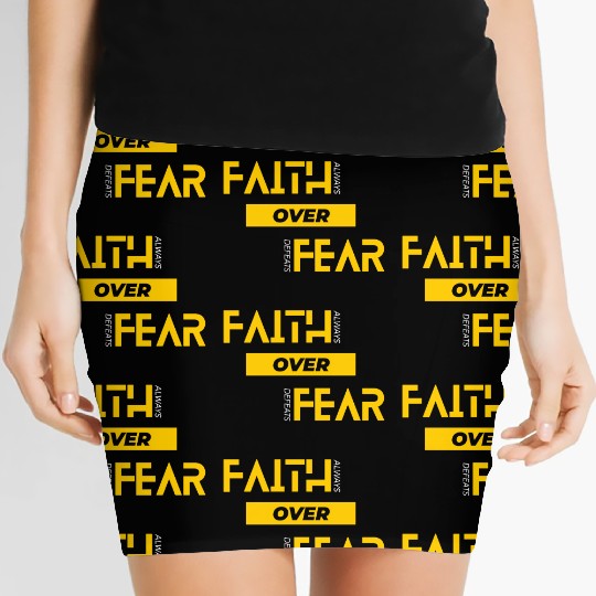 Faith Over Fear Women's Mini Skirts