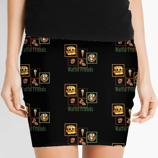 Waffle Friends Women's Mini Skirts