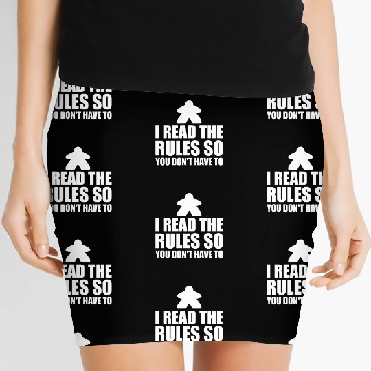 Board Game Card Women's Mini Skirts
