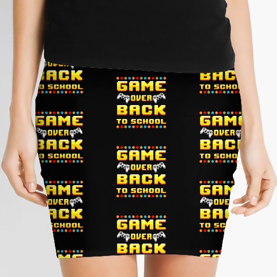 Game Over Back To School Women's Mini Skirts