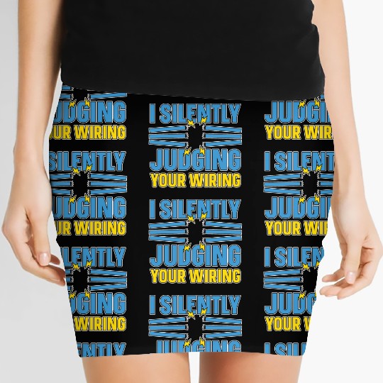 Electrician Electrical Engineer Lineman Women's Mini Skirts